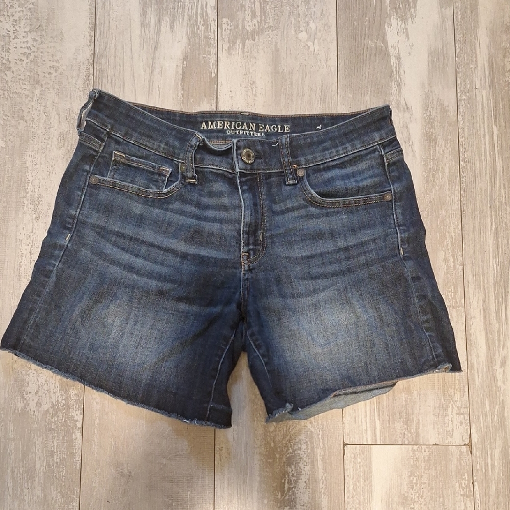 American Eagle Outfitters Women's Blue Denim Shorts Size 10